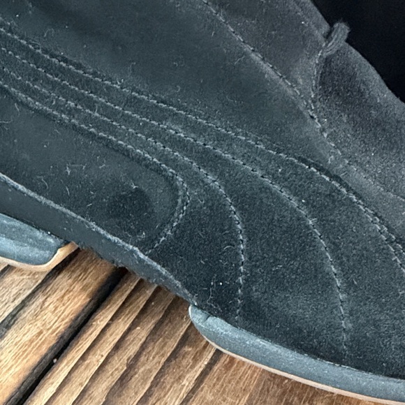 Puma x Mahanuala black sueded leather lace-up boots Japanese style vintage - Picture 8 of 9